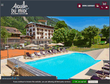 Tablet Screenshot of hotel-aiguilledumidi.com
